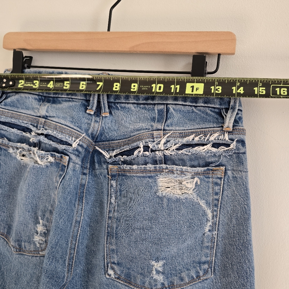 Revolve GOOD 90's YOKE Jeans in Indigo 633 Good American Size 27 4 - Picture 10 of 12